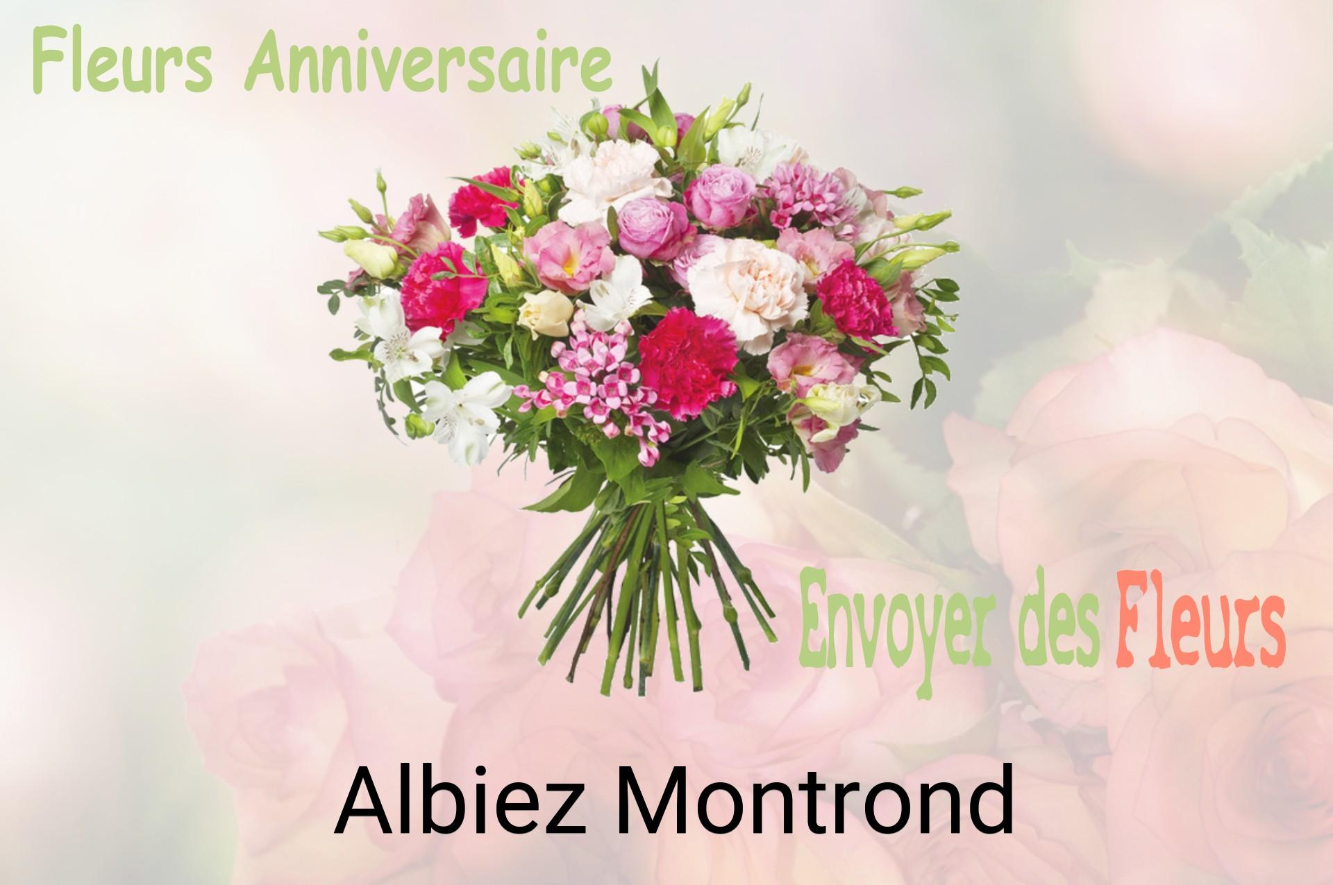 Bouquet de fleurs d’anniversaire livré à Albiez-Montrond