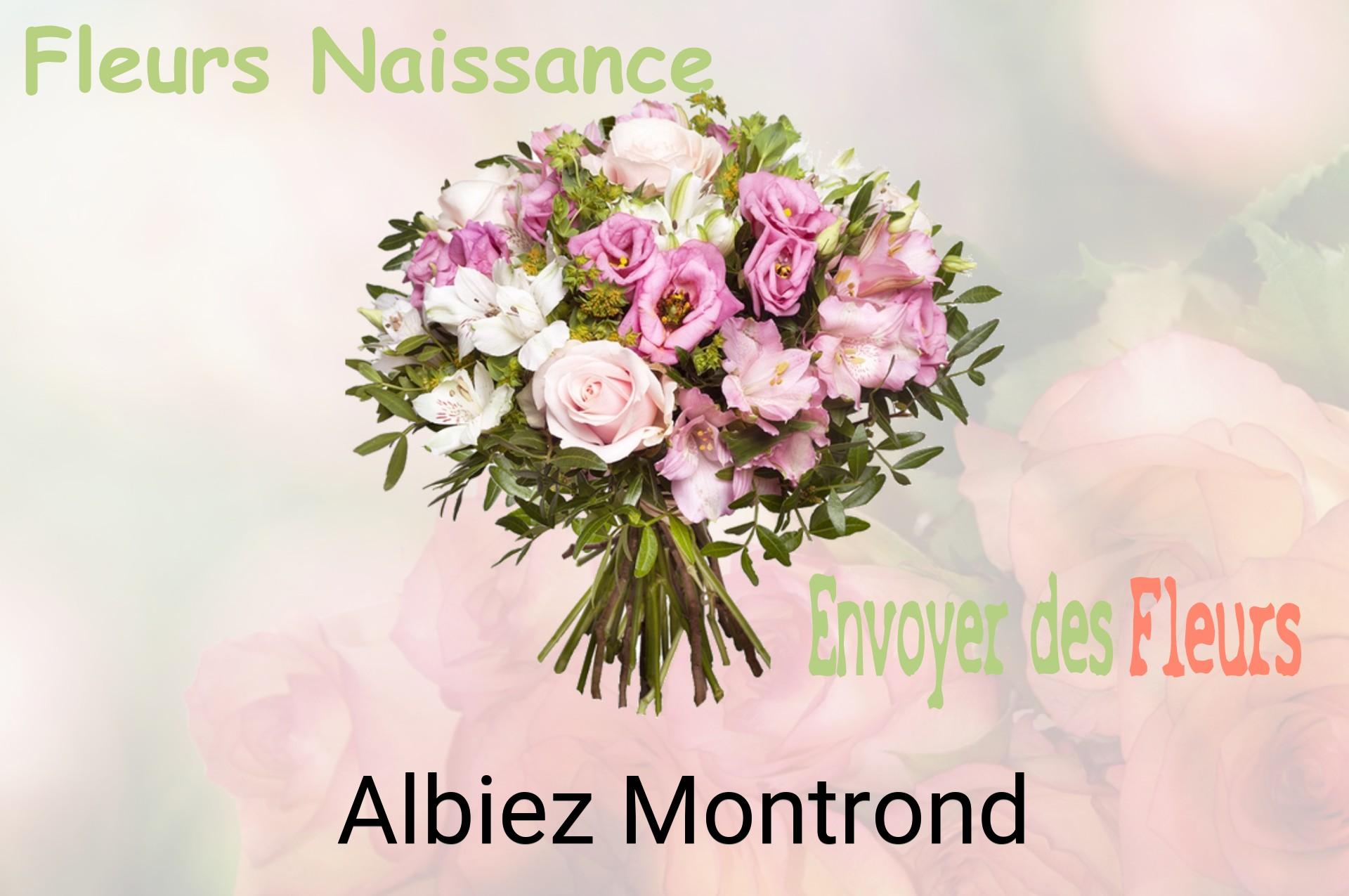 Bouquet de fleurs de naissance livré à Albiez-Montrond